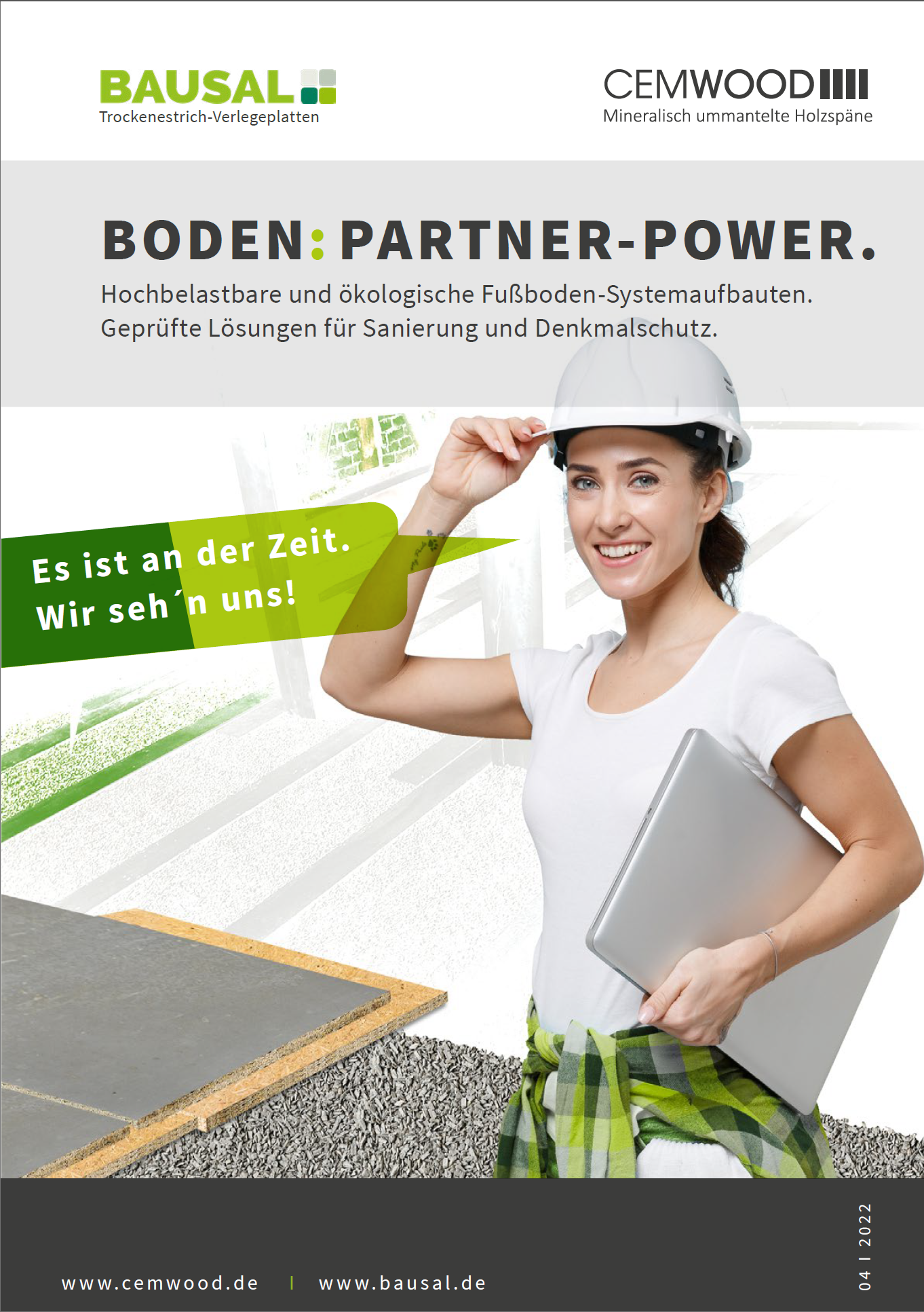 Deckblatt Bausal Boden: Partner Power